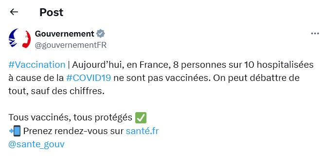 Message du gouvernement : on peut débattre de tout sauf des chiffres.