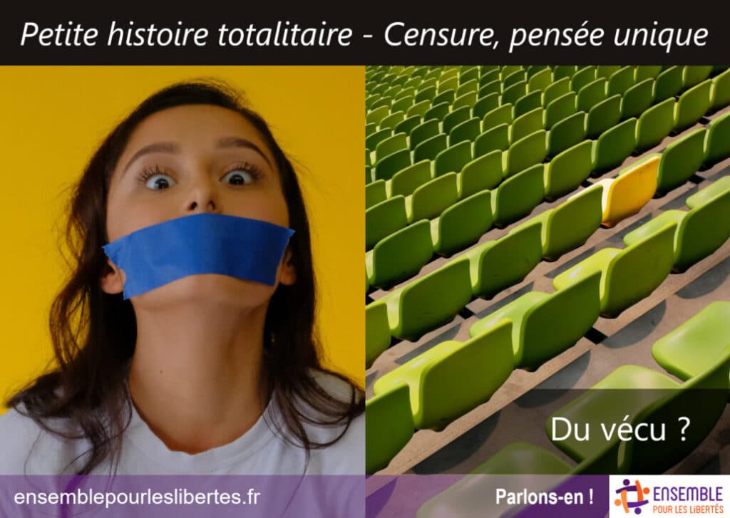 Une personne un bandeau sur la bouche. Un fauteuil jaune parmi 100 fauteuils verts.