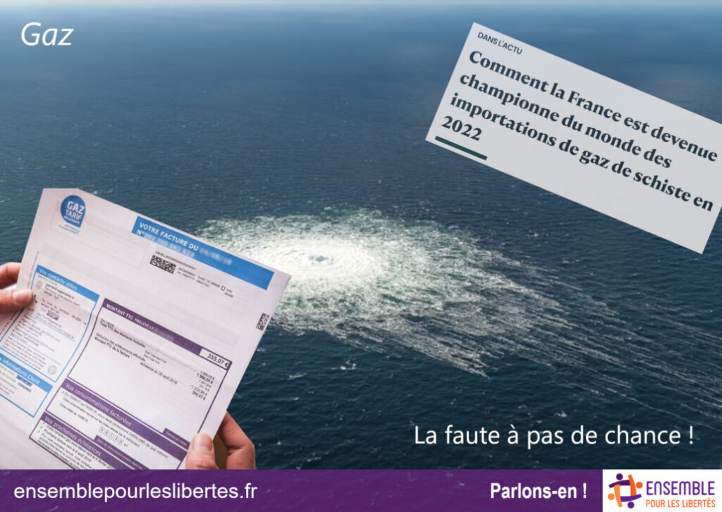À propos des importations de gaz de schiste.