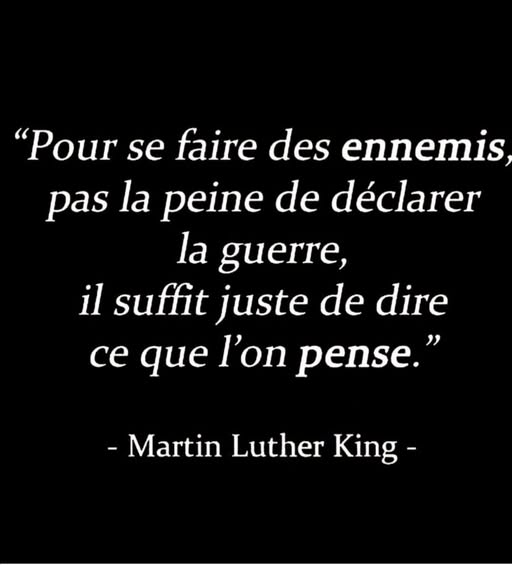 Pour que les esprits s'échauffent, il suffit de dire ce que l'on pense.