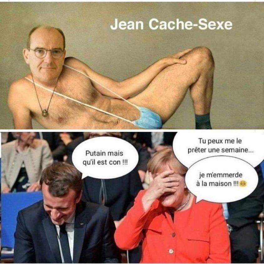 Jean Castex, Macron et Merkel