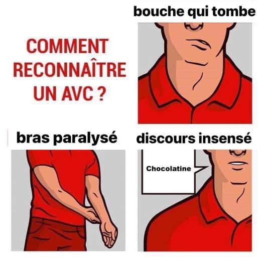 Comment reconnaitre un AVC (Chocolatine)
