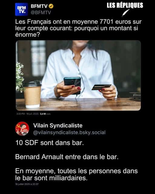 En moyenne, les Français sont riches. Vraiment ?