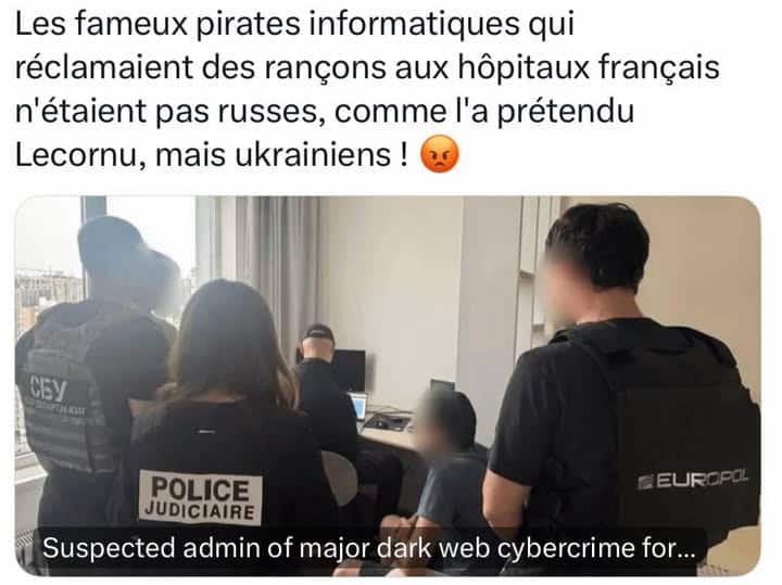 Les pirates informatiques étaient Ukrainiens.